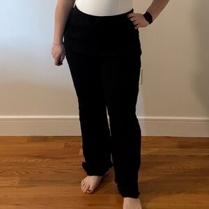 Abercrombie Black Ribbed Pants